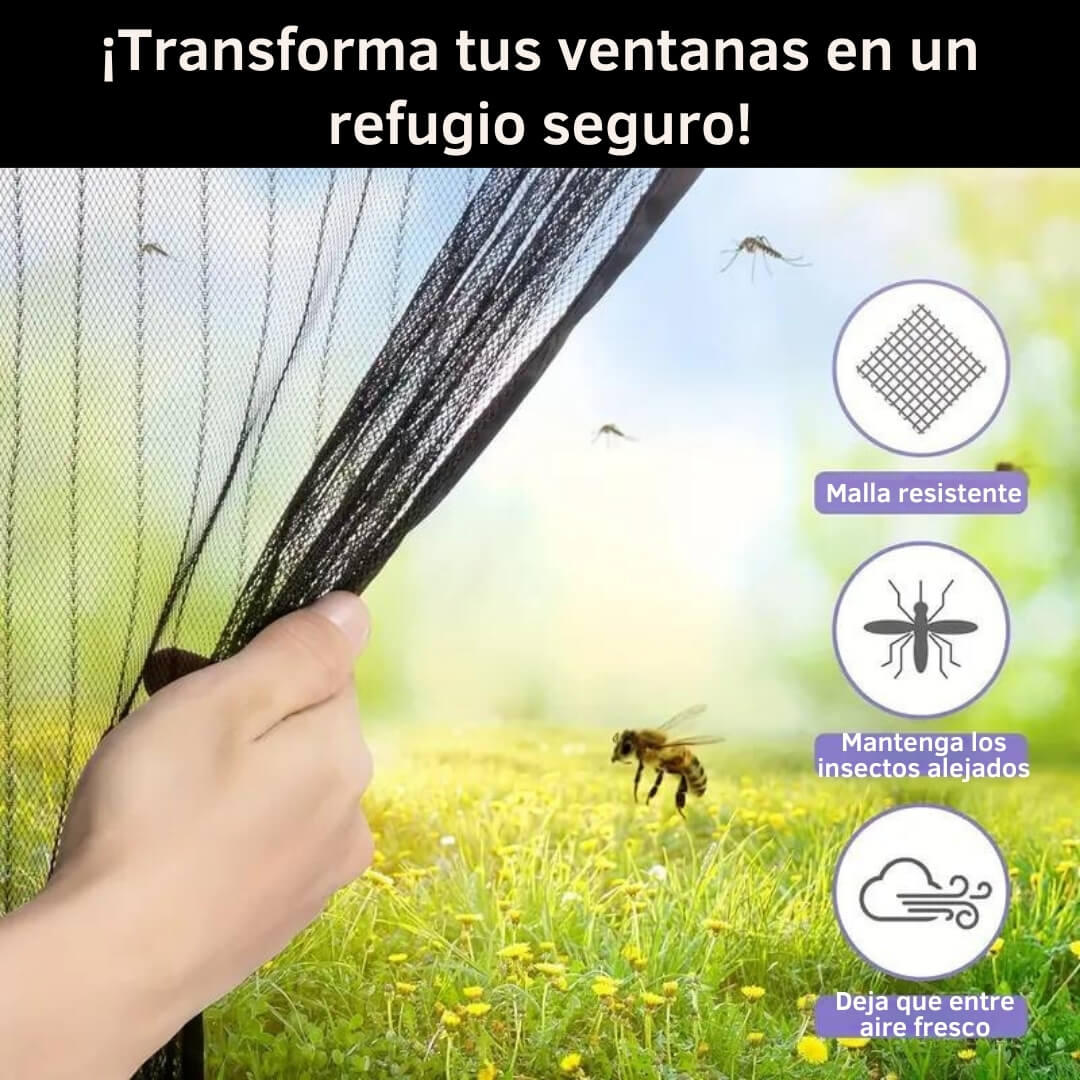 2x1 Malla antimosquito para ventanas 130x150cm