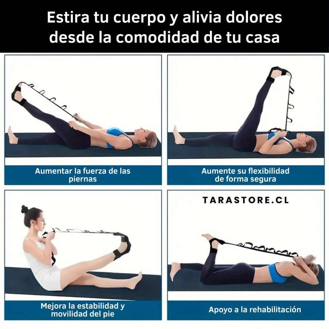 Correa Elástica Rehabilitación - Estirador de Fascitis Plantar