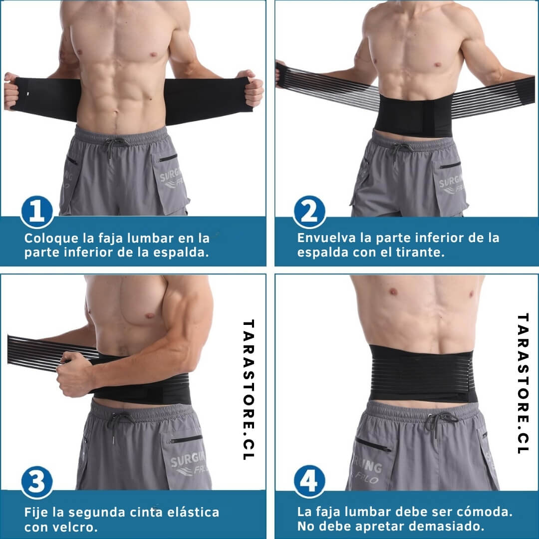 Faja Soporte Lumbar Alivio Espalda