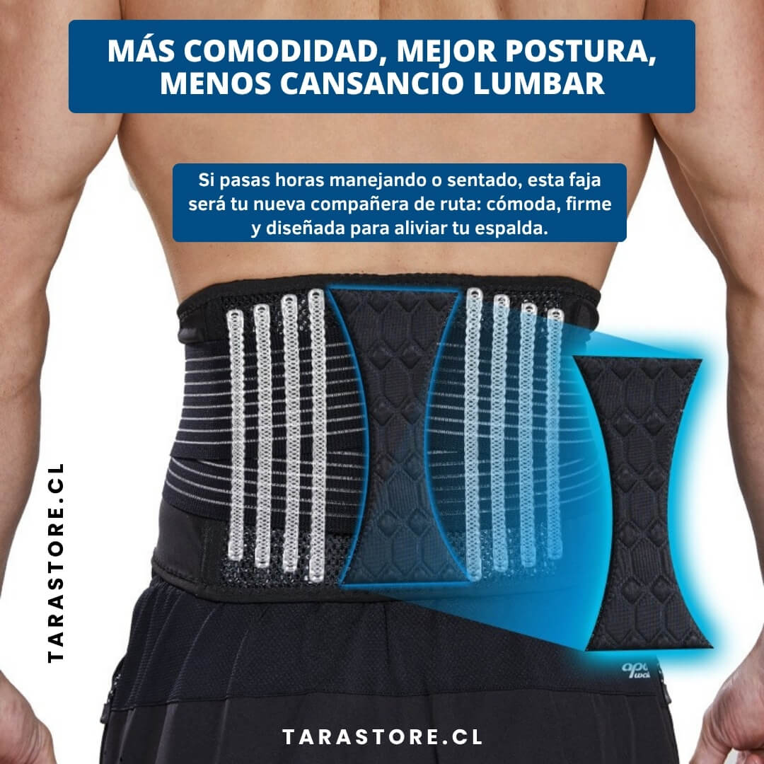 Faja Soporte Lumbar Alivio Espalda