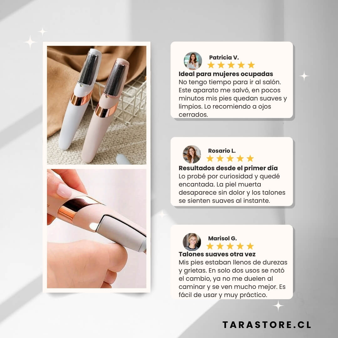 Pulidor Removedor de Callos Recupera la belleza de tus pies