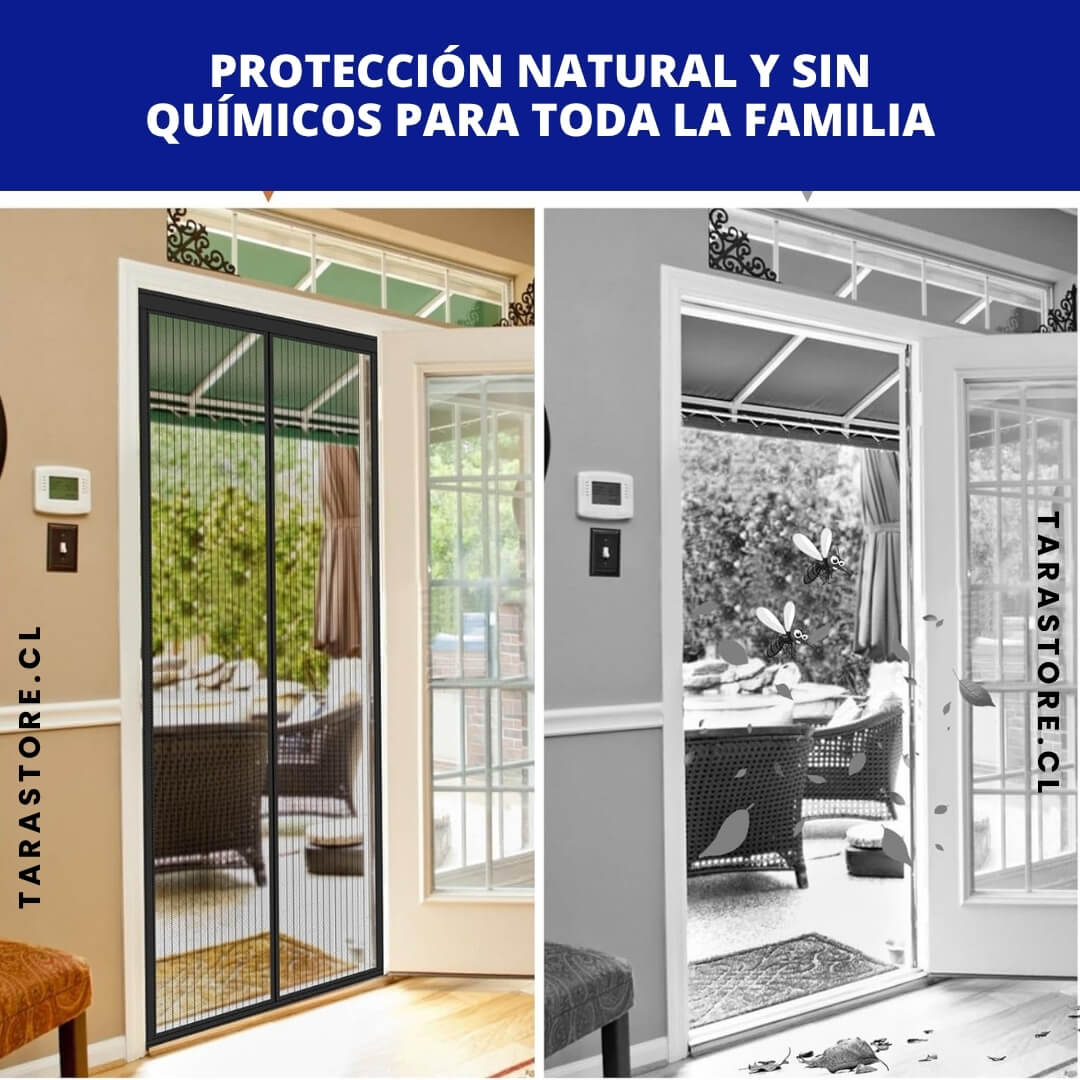 Malla Mosquitera Para Puerta Adiós Mosquitos