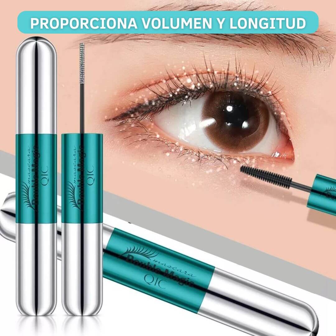 VividLash - MÁSCARA DE PESTAÑAS 4D ULTRA SHINE 2 en 1
