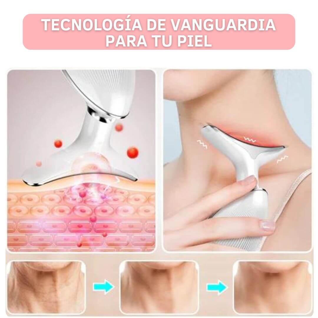 Glowlifter - Masajeador LED Antiarrugas + Serum Facial de Regalo