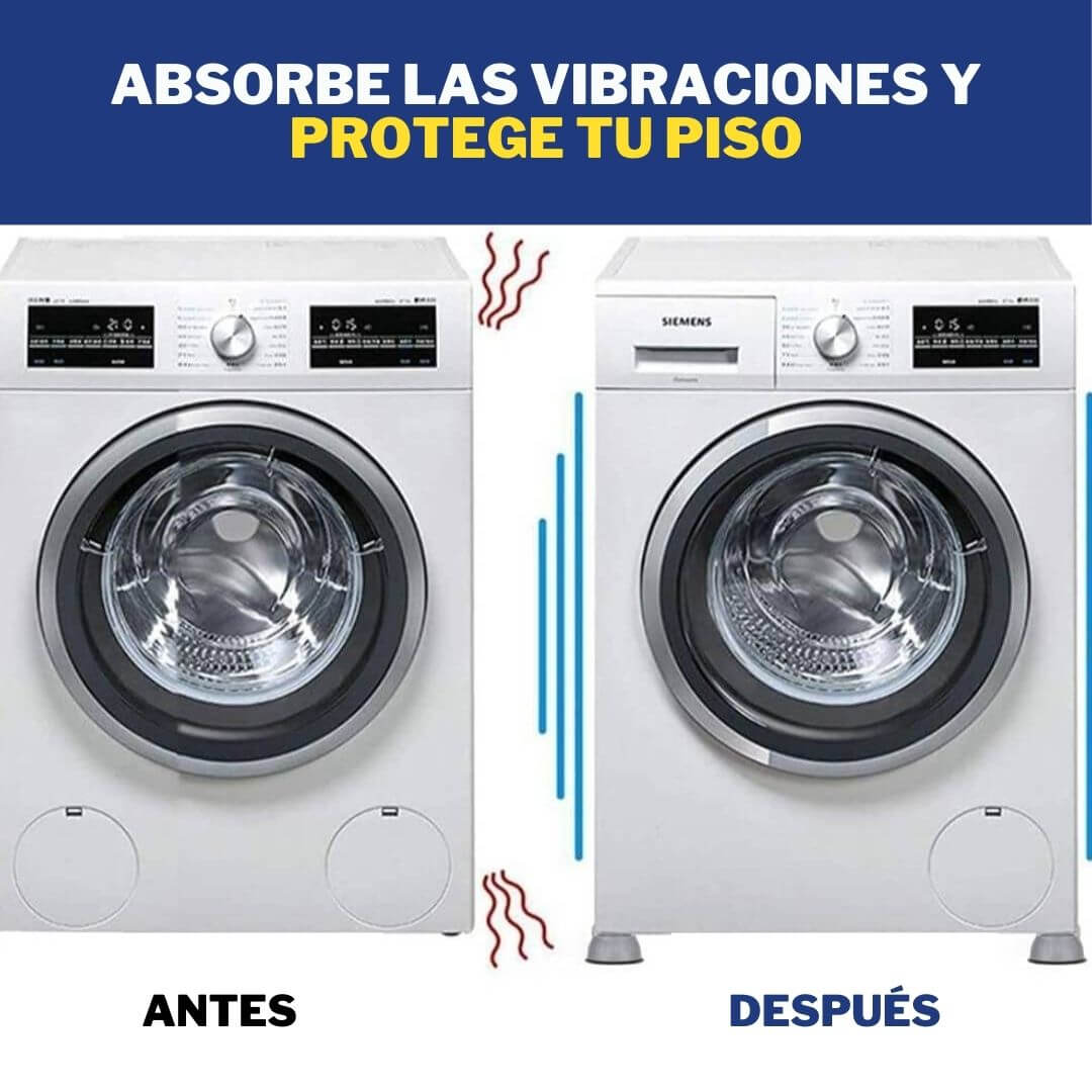 QuietPads - SOPORTE ANTI VIBRACIONES x 4 UNIDADES