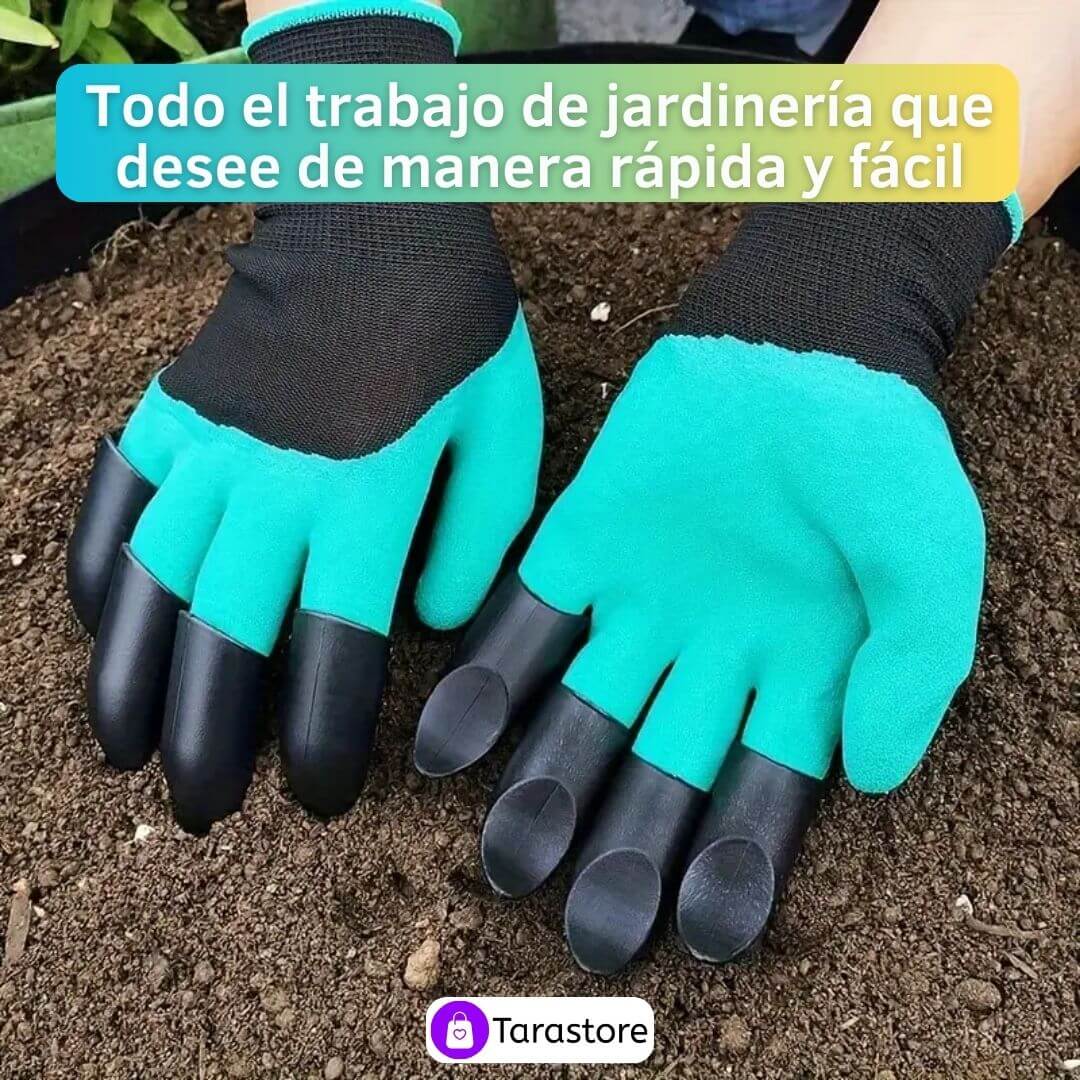 EasyGrip - Guantes De Jardin Con Garras