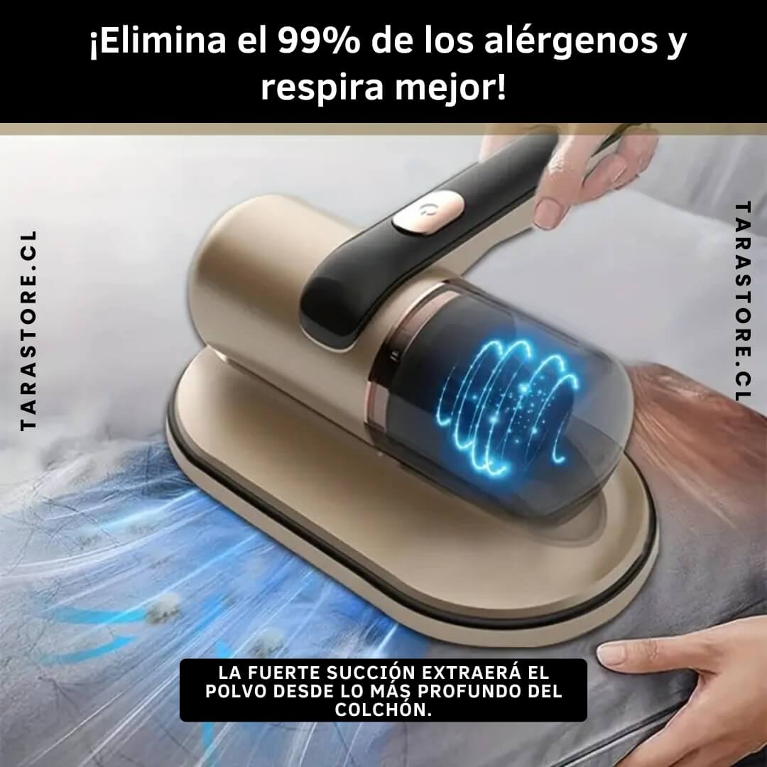 Aspiradora limpia ácaros para Camas, Sillones y Sillas