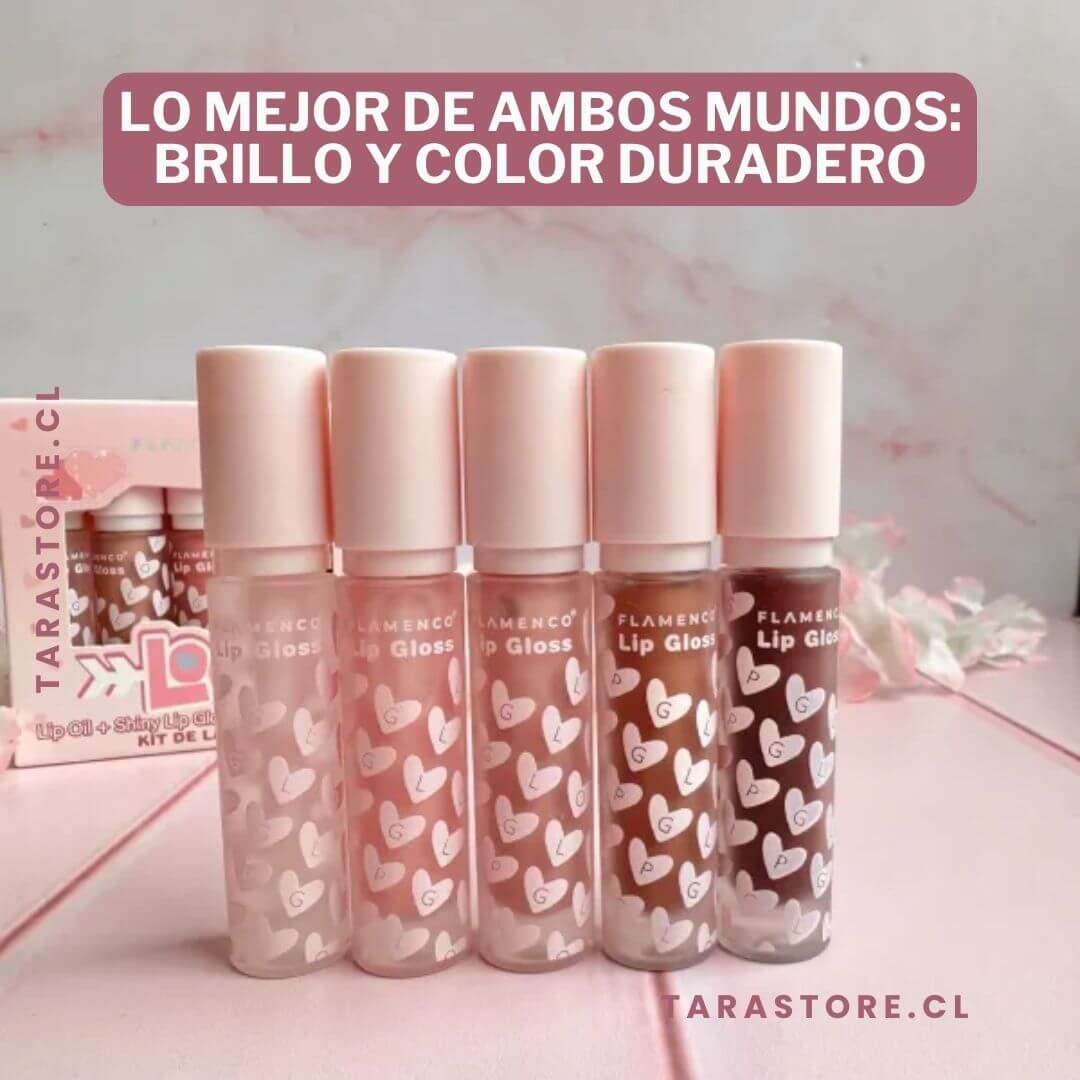 Kit 5 labiales matte y brillo