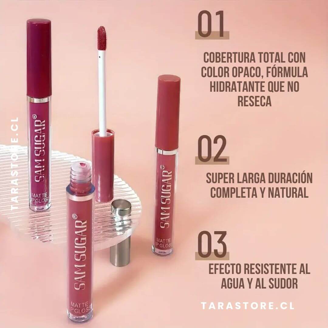 Beauty Lips - SET 6 LABIALES MATTE