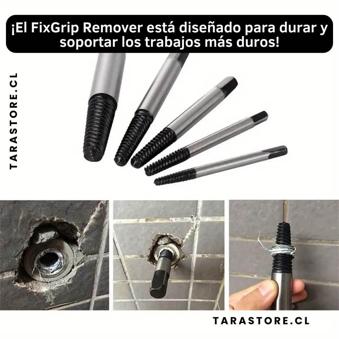 Juego 5 piezas extractor de tornillo