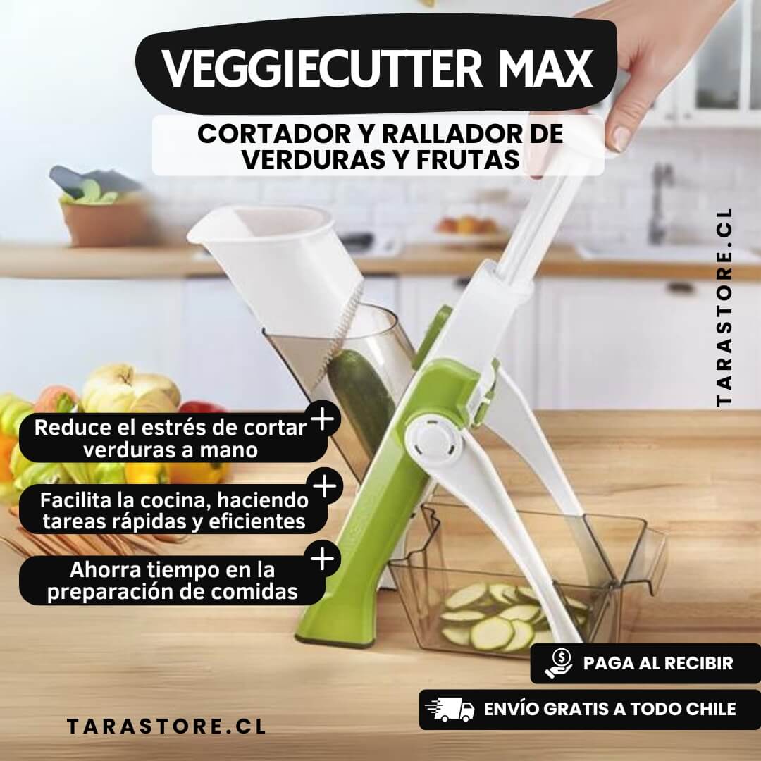 Cortador y Rallador de Verduras y Frutas 8 en 1