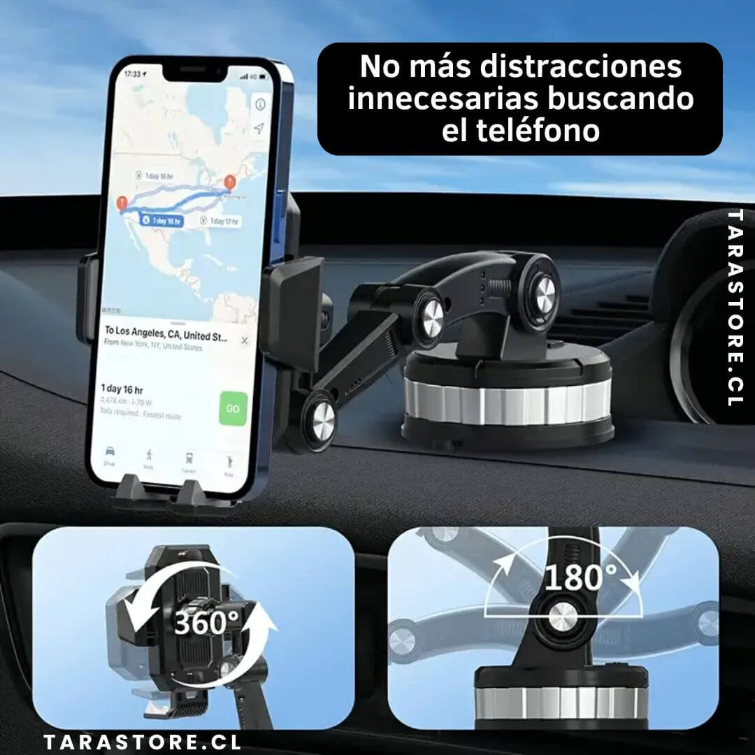 AutoGrip - Soporte Celular 360° Para Auto