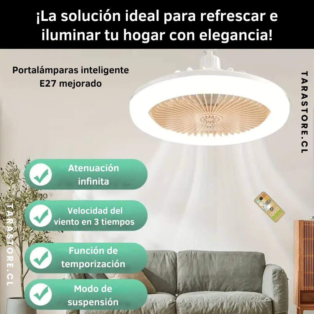 Ventilador 3 en 1 Con Luz Led