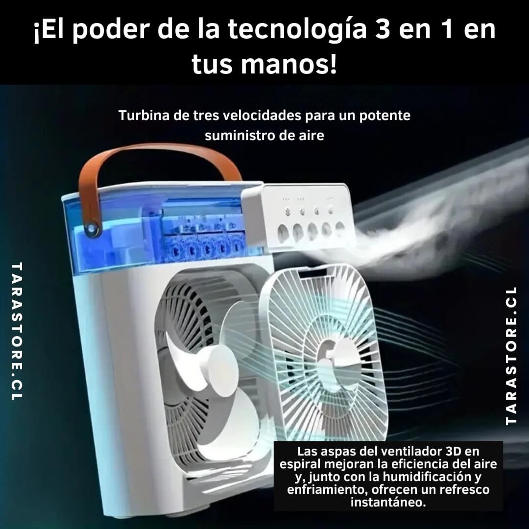 Mini Ventilador Enfriador de Aire