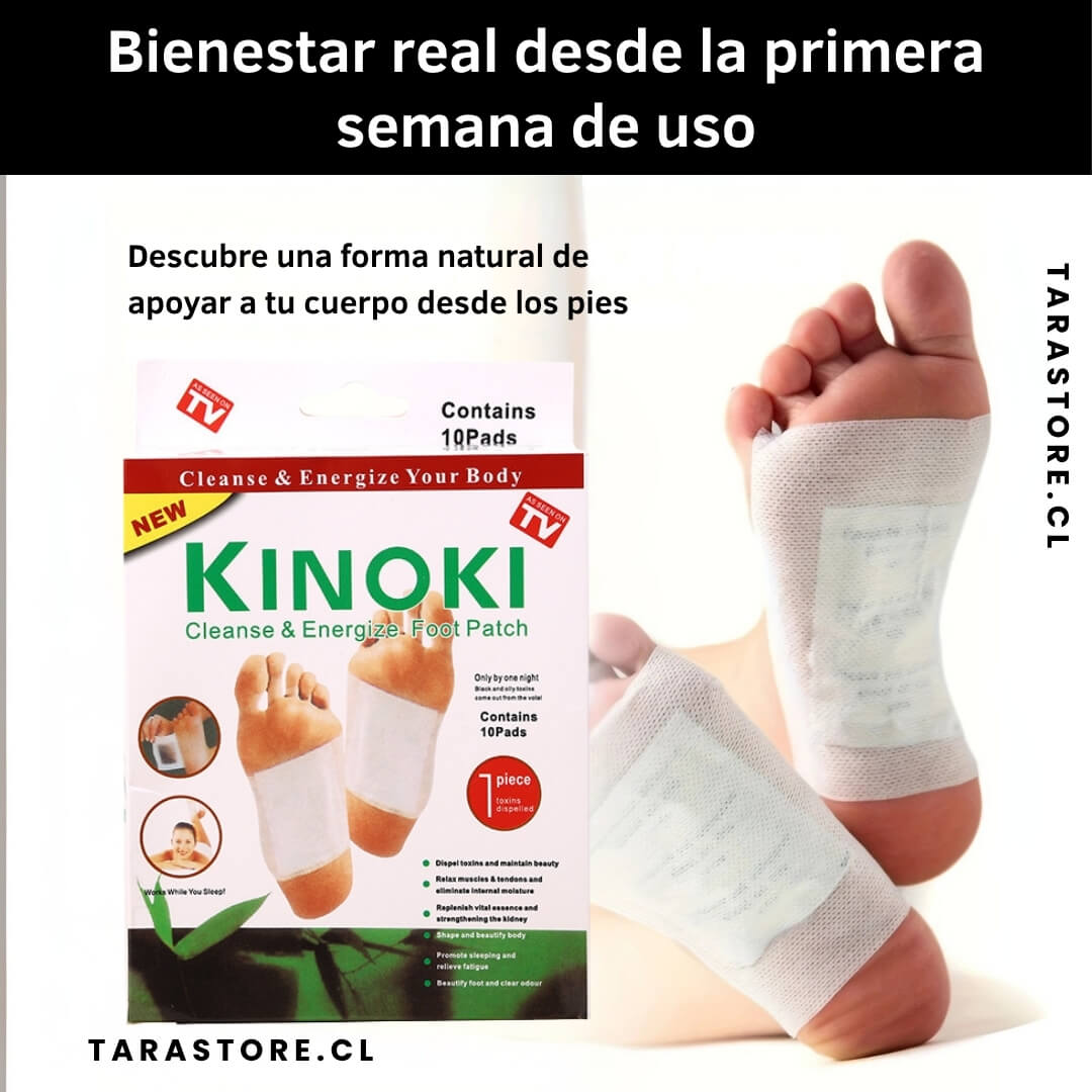 Parches Desintoxicantes Kinoki Tratamiento Completo 1 Mes (60 Parches)