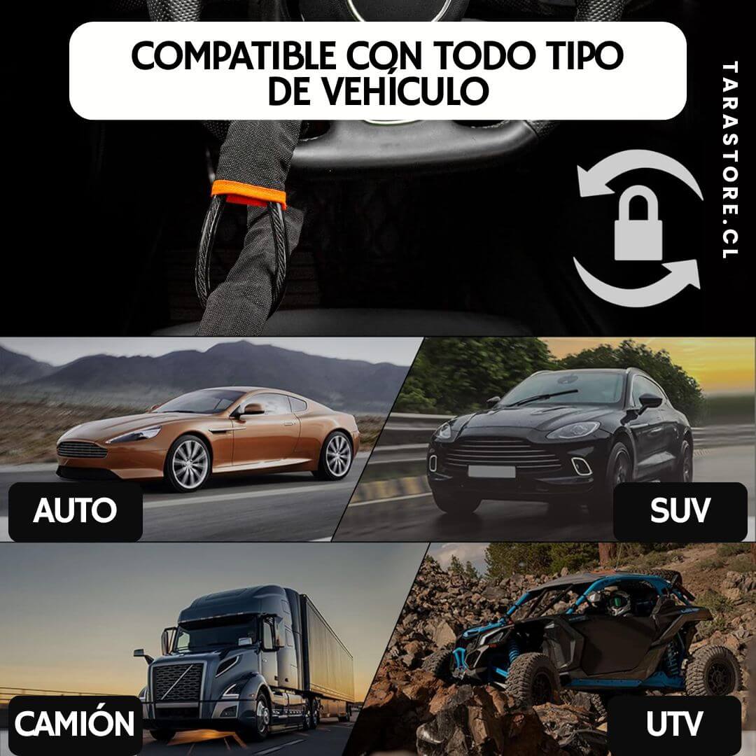 Tranca Volante con Bloqueo de Cable