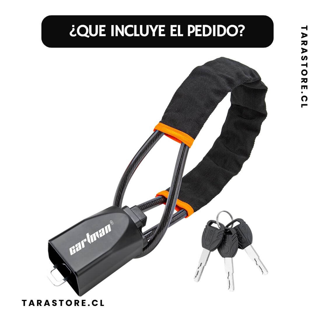 Tranca Volante con Bloqueo de Cable