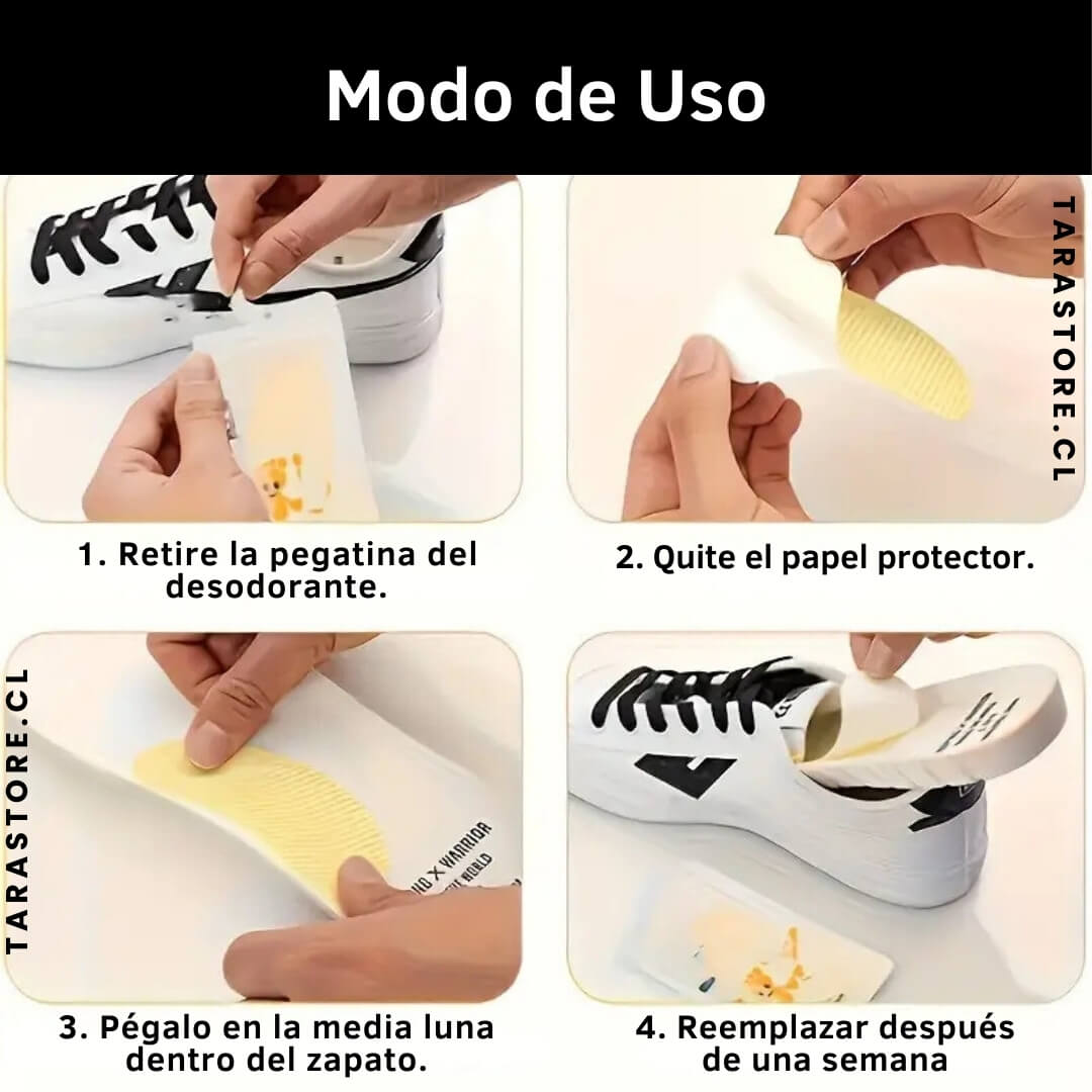 Pack 2 Cajas Parches para el olor de pies (20 unidades)