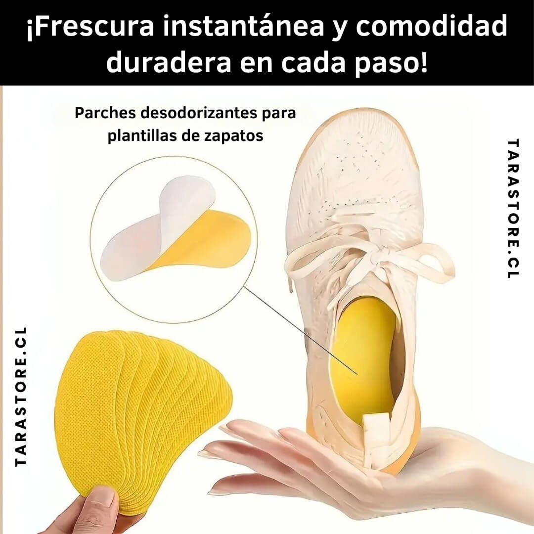 Pack 2 Cajas Parches para el olor de pies (20 unidades)