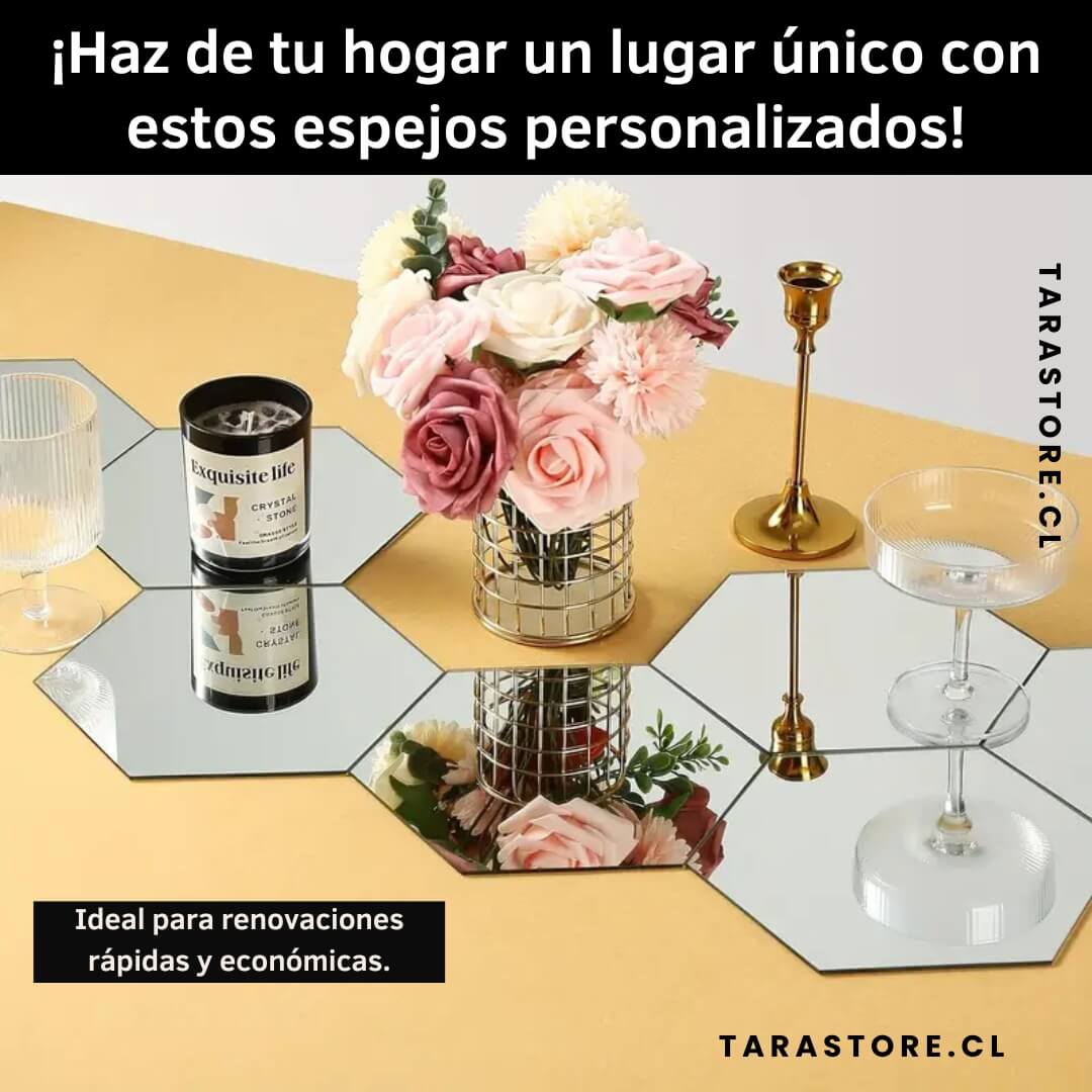 Espejos Decorativos Hexagonales