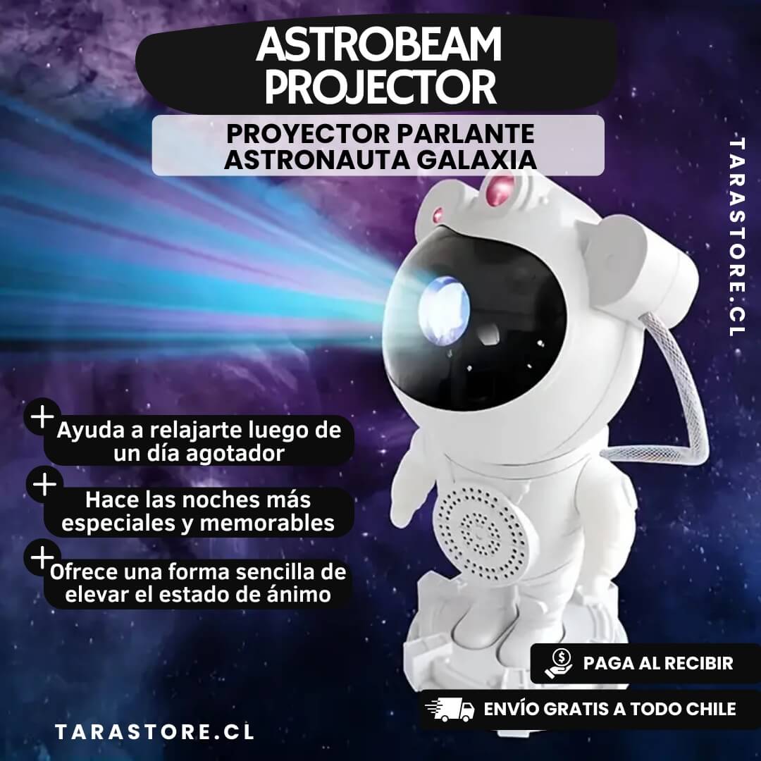Proyector Astronauta Galaxia Parlante Bluetooth