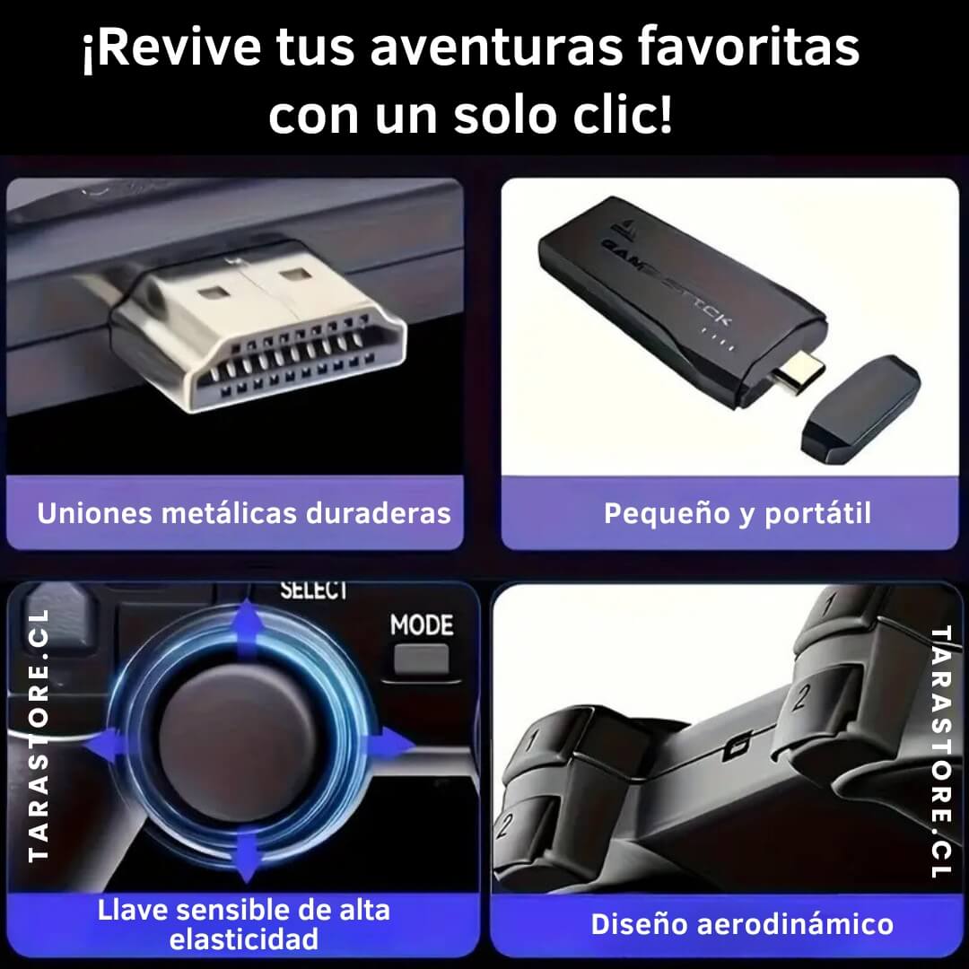 Consola De Videojuego Game Stick +10.000 juegos