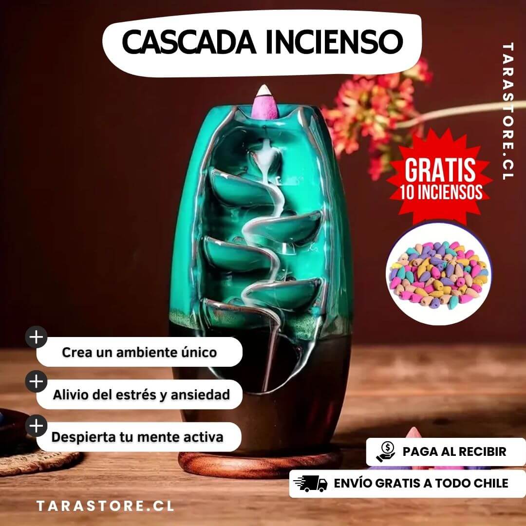 Cascada De Humo Grande + GRATIS 10 Inciensos