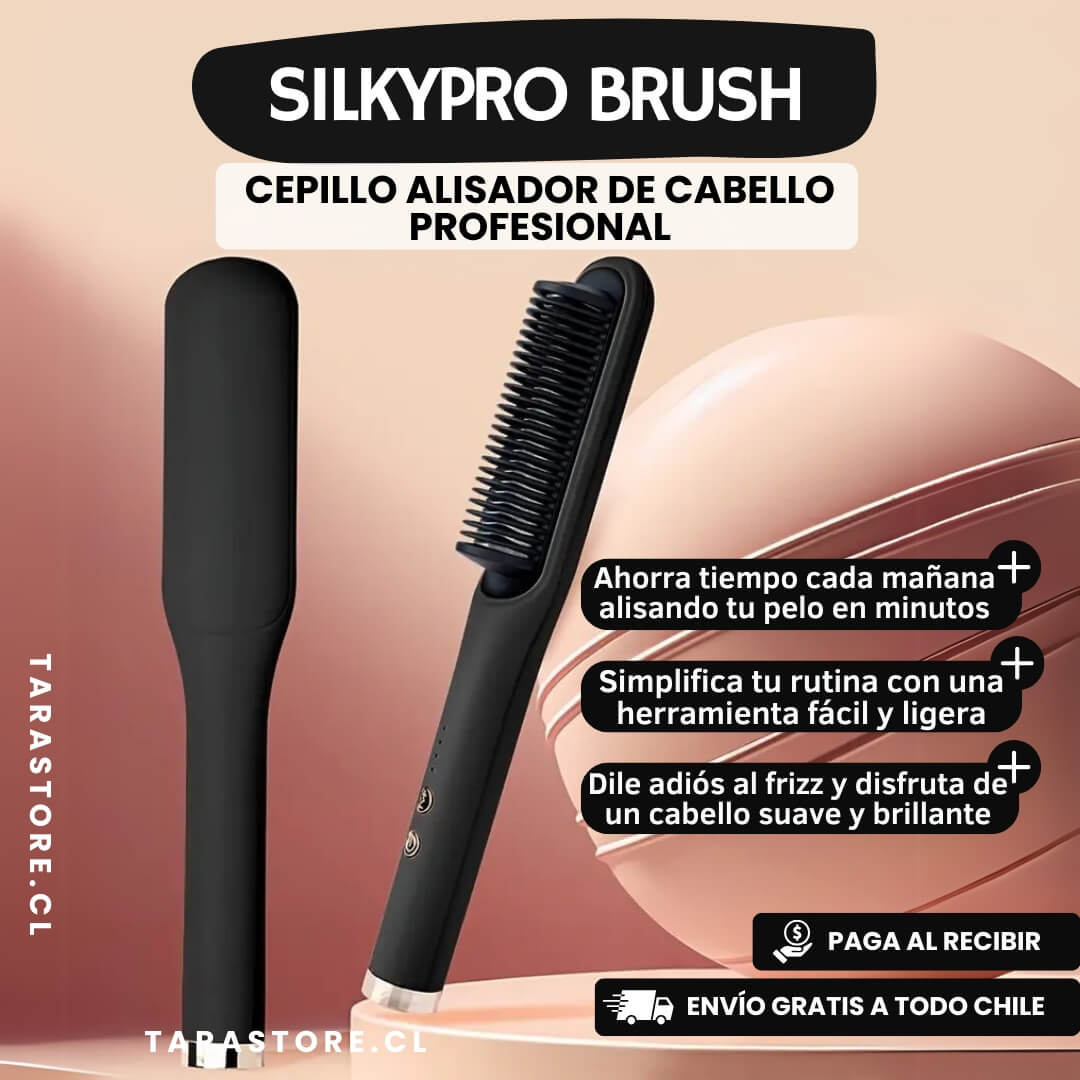 Cepillo Alisador 3 en 1 De Cabello Profesional