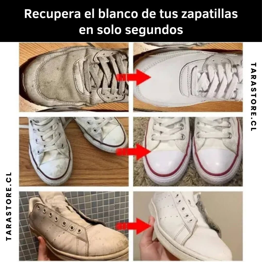 Promo 2 Cremas Limpiadoras de Zapatillas y Zapatos Blancos