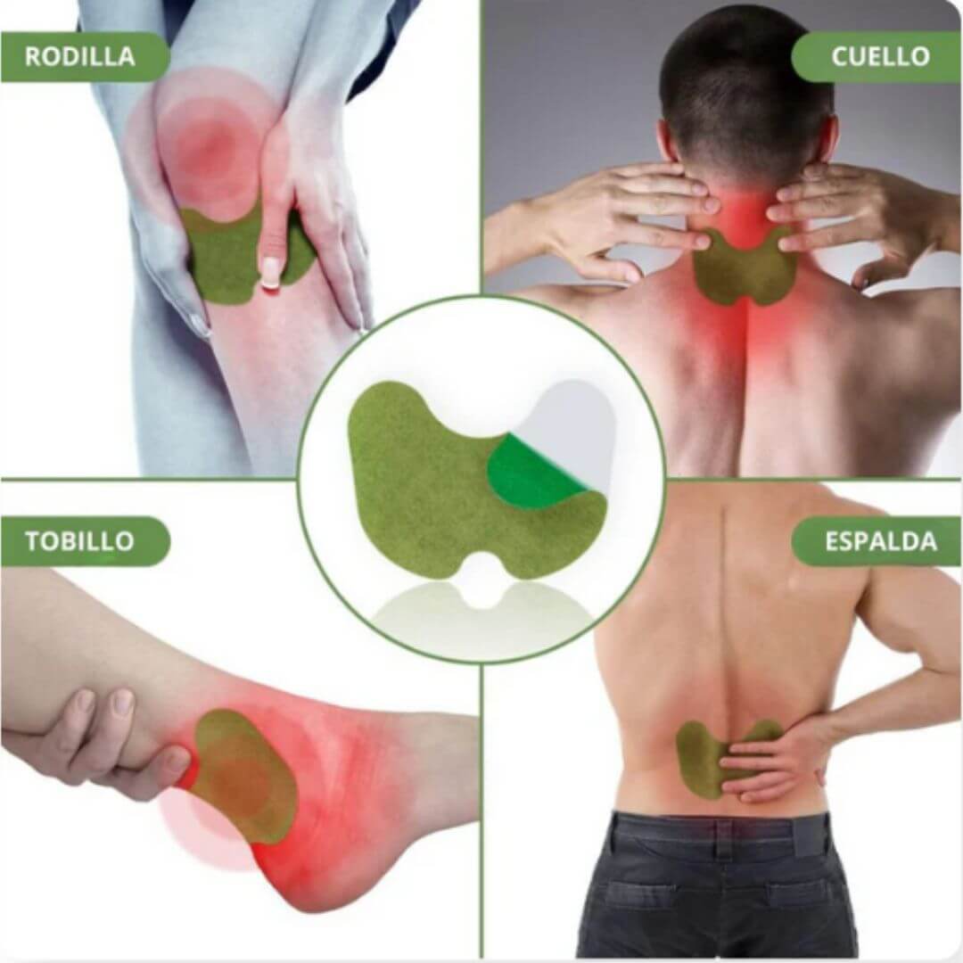 Parches Alivia Dolor Cuerpo - 5 Cajas (50 parches)