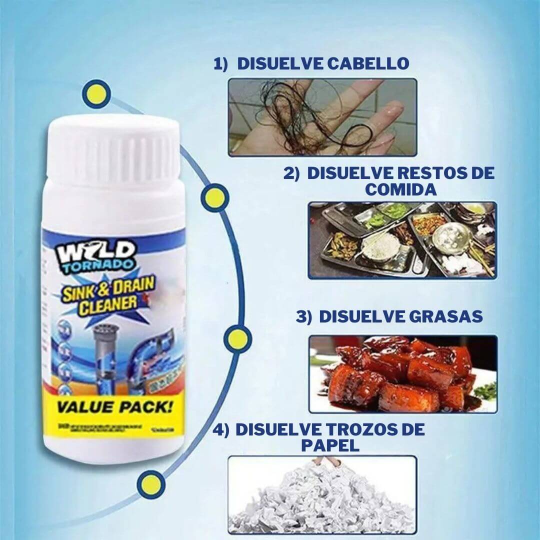 DESTAPA CAÑERÍAS WILD TORNADO 🚽 OFERTA 2x1 🔥