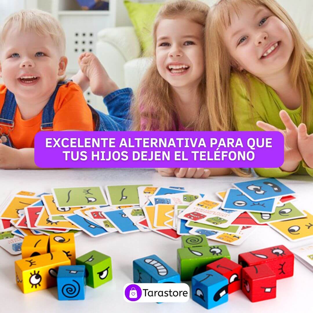 MindCubes - Juego Didáctico Cambia Caritas