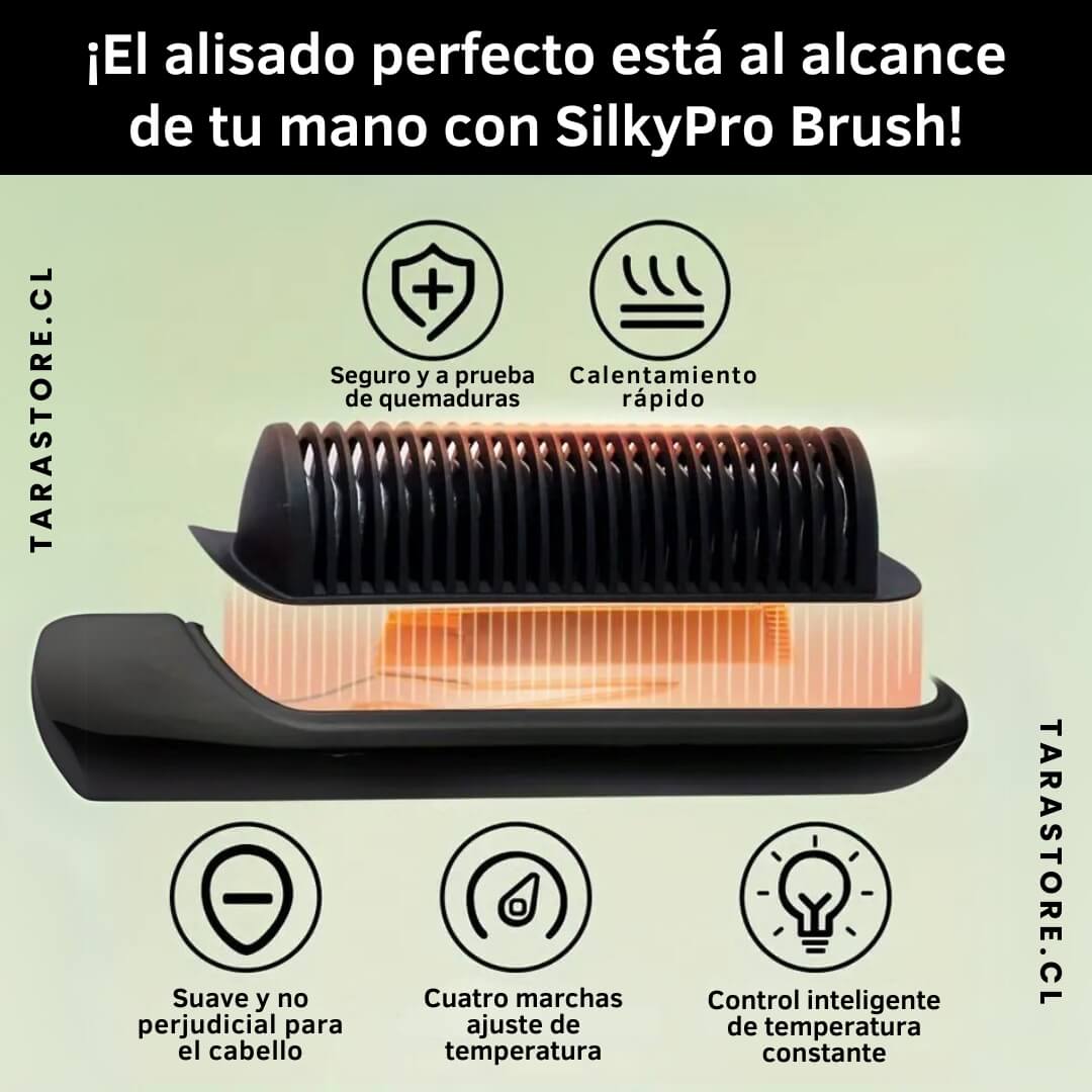 Cepillo Alisador 3 en 1 De Cabello Profesional