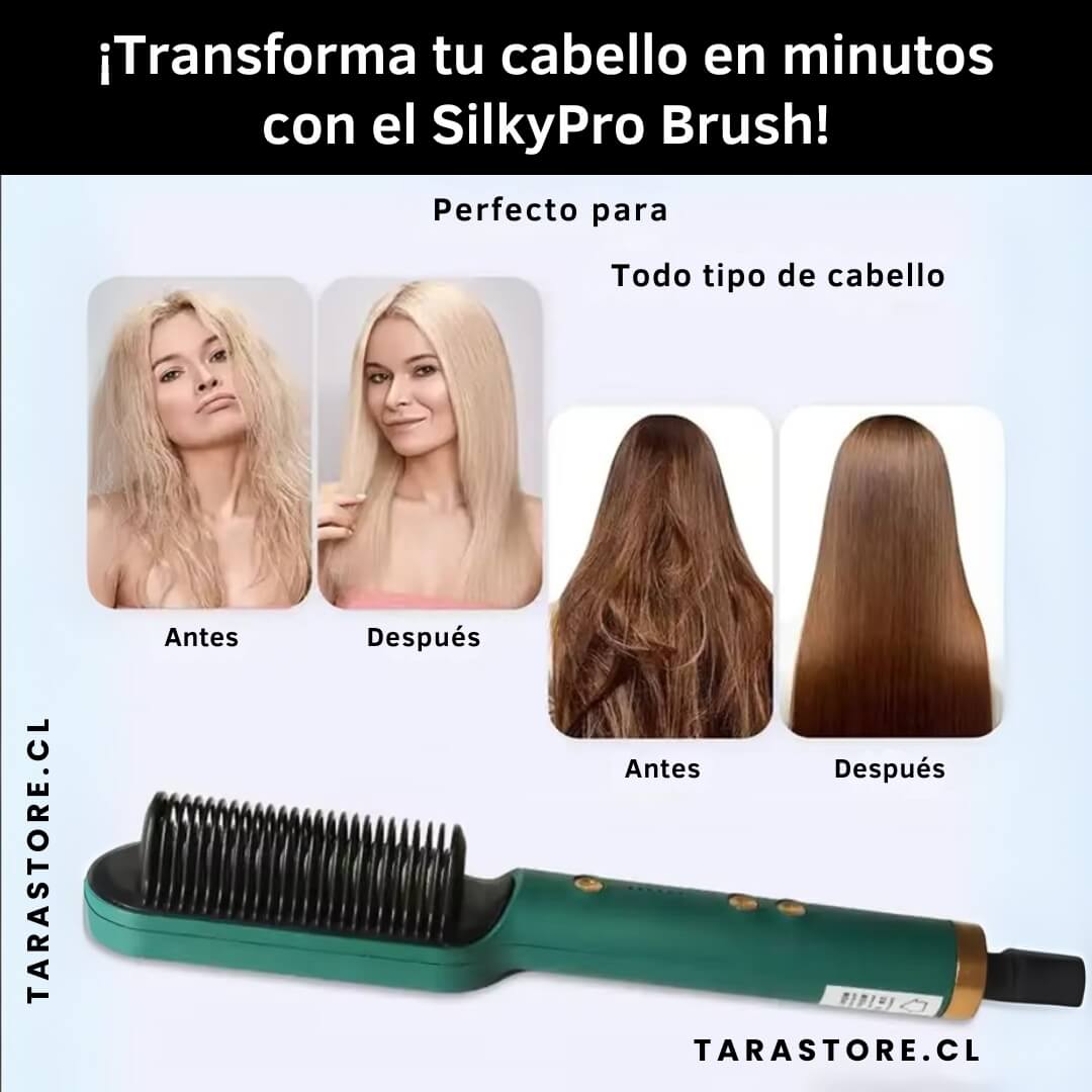 Cepillo Alisador 3 en 1 De Cabello Profesional