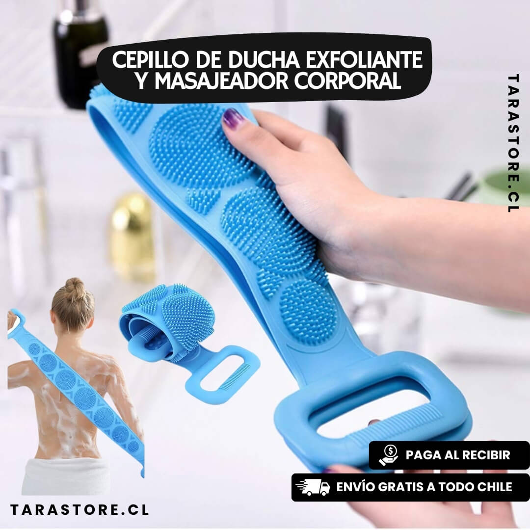 Cepillo de Ducha Exfoliante Masaje Corporal