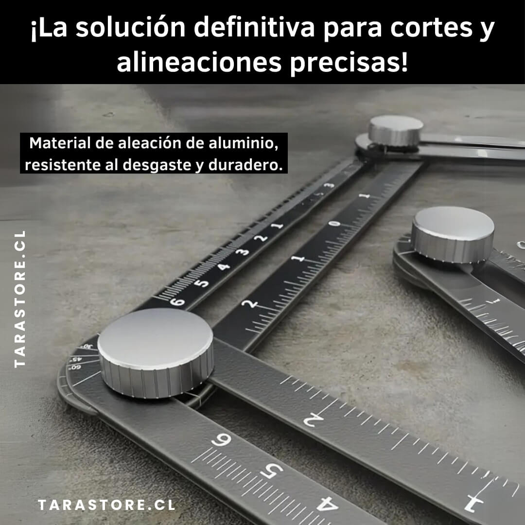 Regla Multiángulo De Presición y Alineación