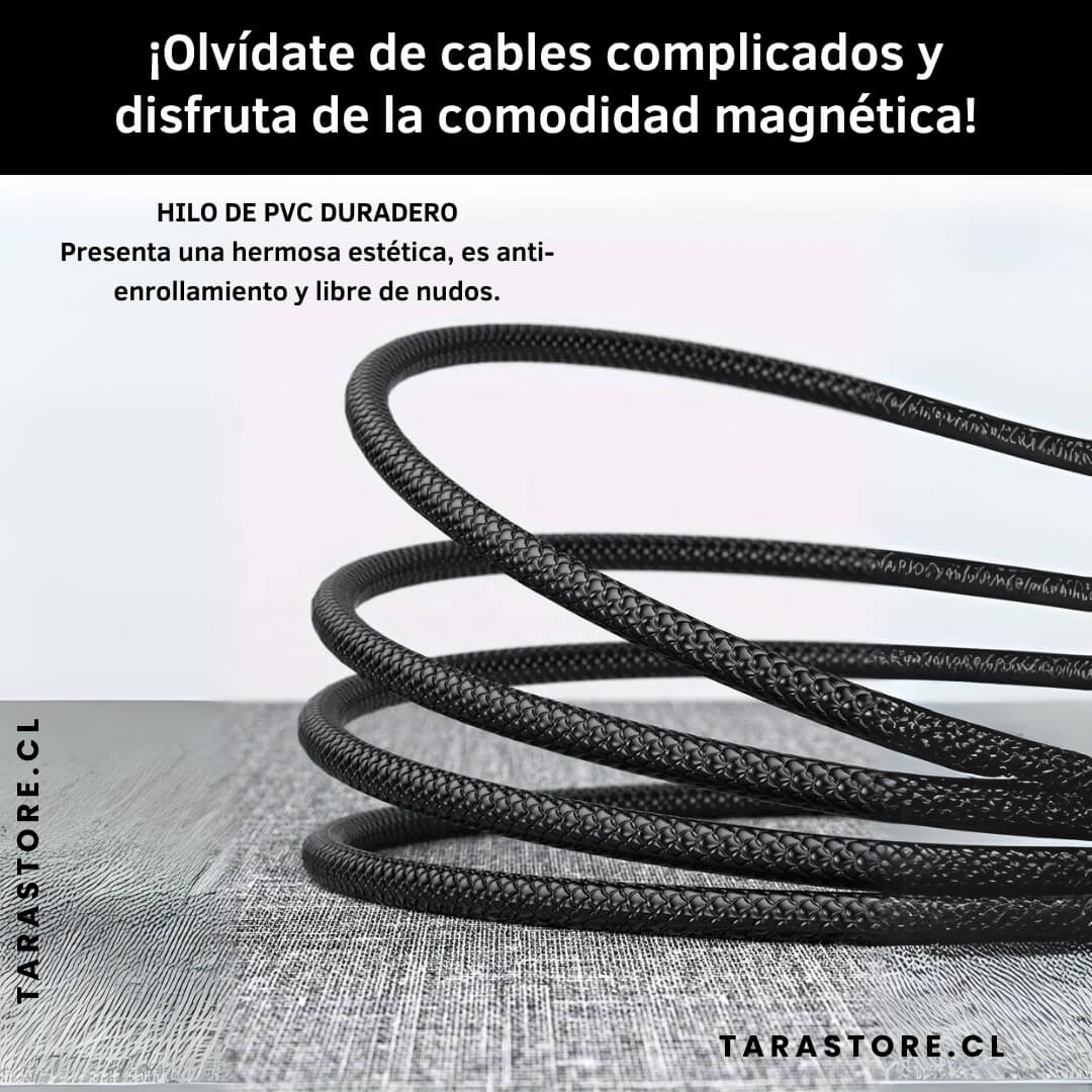 Cable de Carga Magnético 3 en 1
