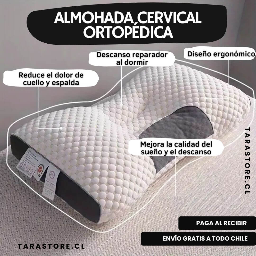 Almohada Ortopédica Cervical - Alivia el dolor