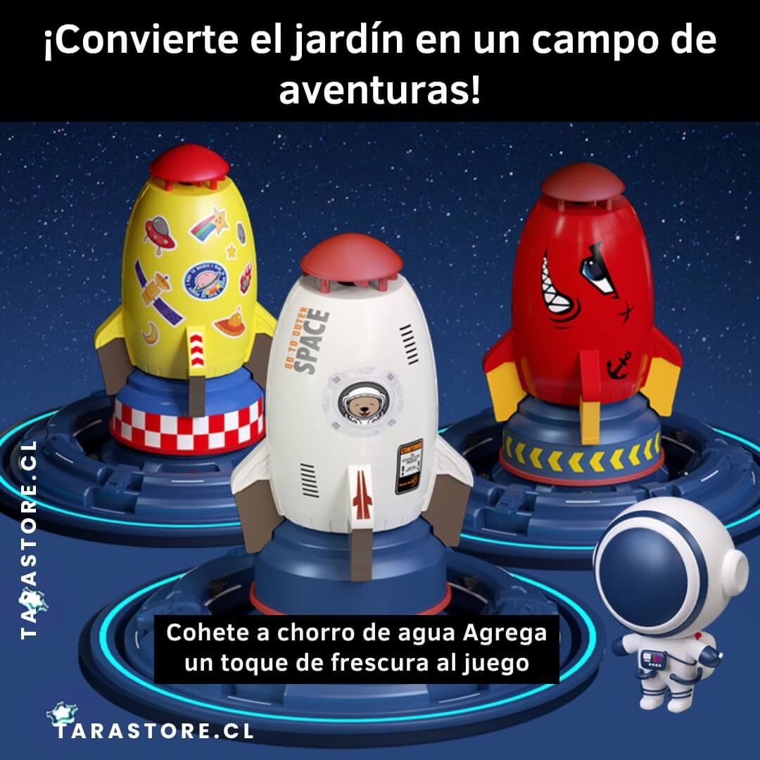 Juguete Lanzador Rociador Tipo Cohete