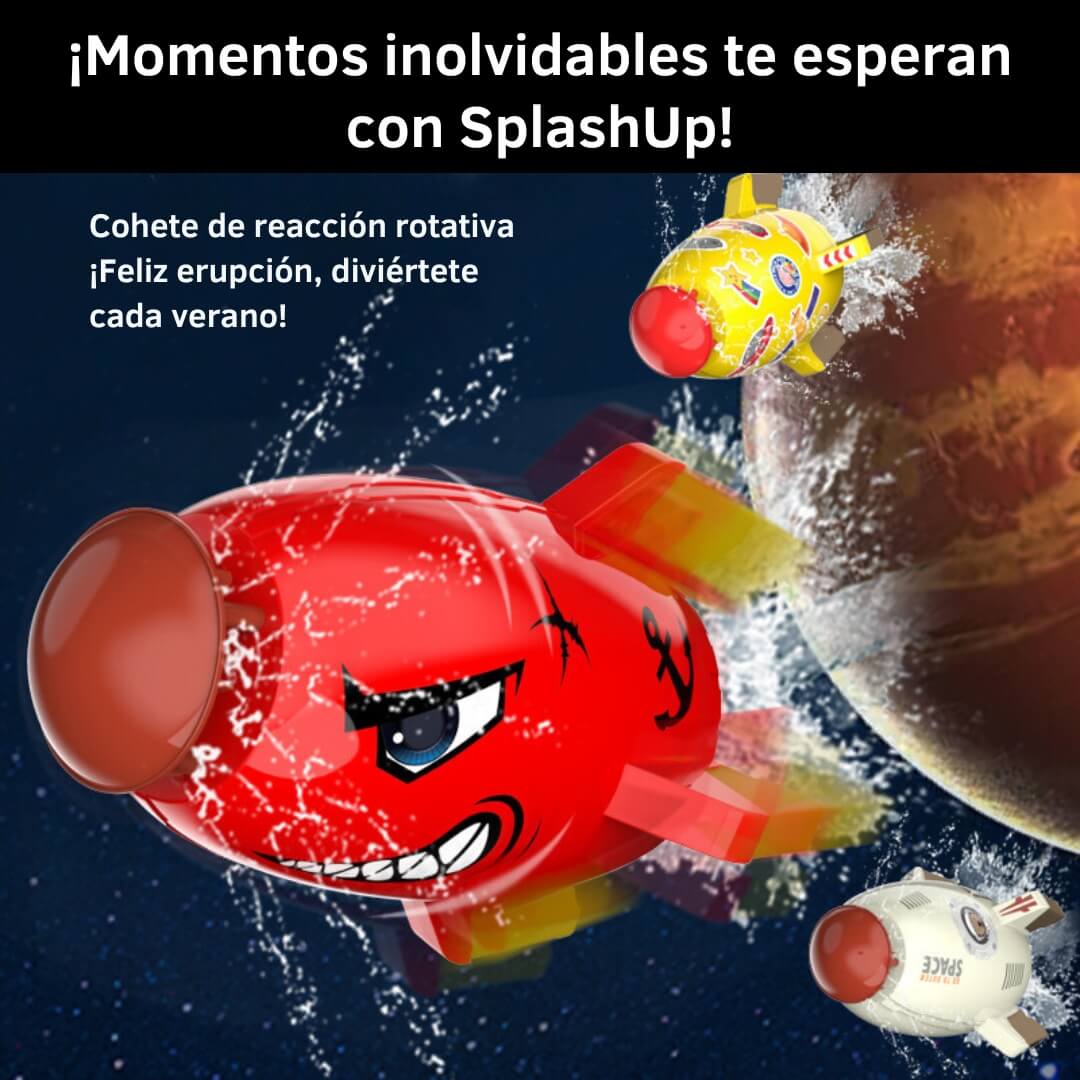 Juguete Lanzador Rociador Tipo Cohete