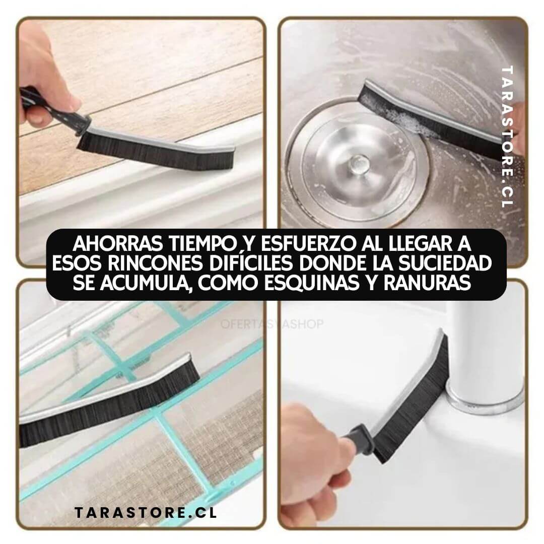 Pack 2 Cepillos de Limpieza para zonas de difícil acceso