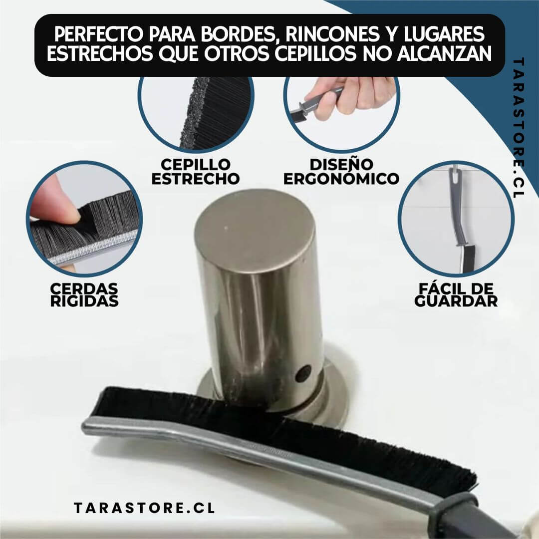 Pack 2 Cepillos de Limpieza para zonas de difícil acceso