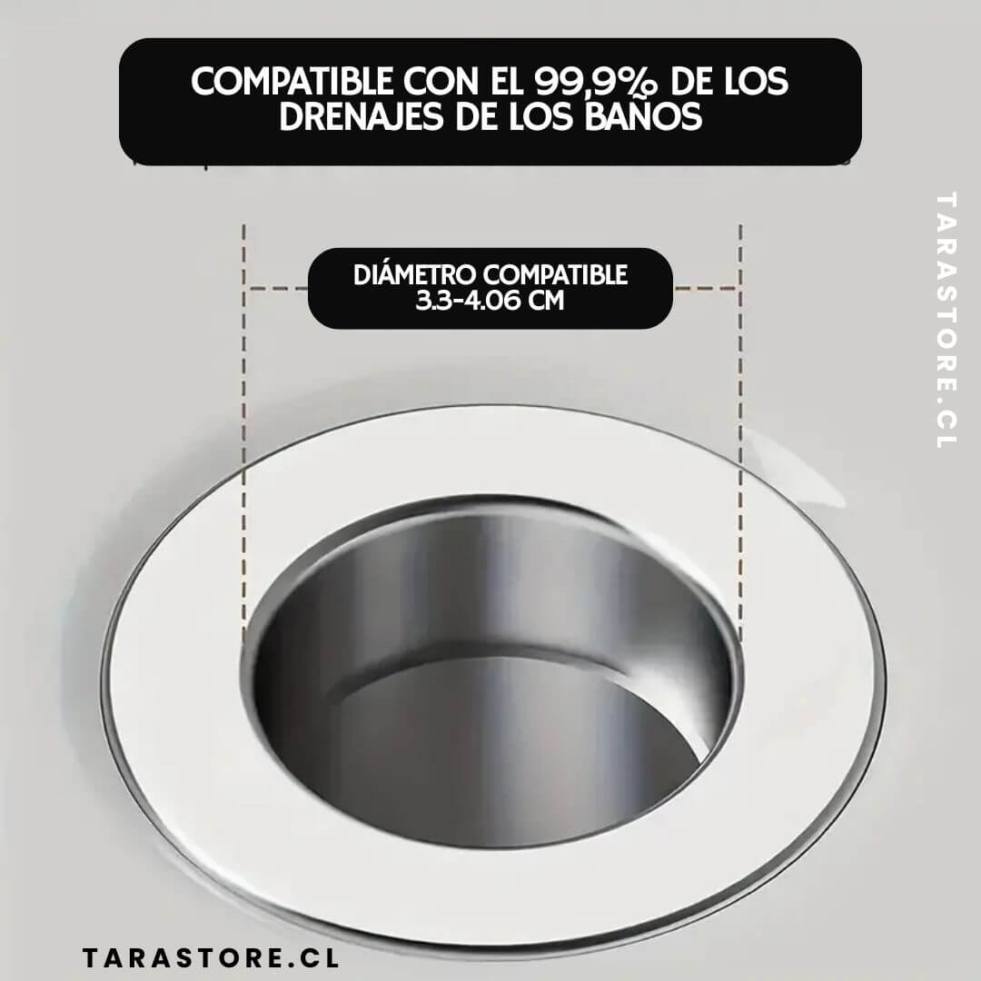Tapón de Drenaje Anti Pelos y Joyas