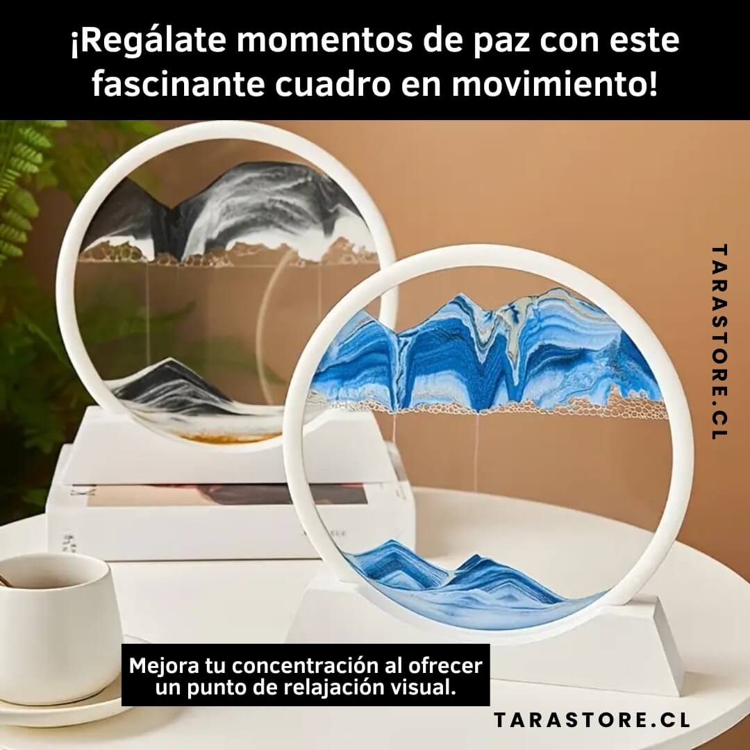 Reloj De Arena Forma Montaña Adorno