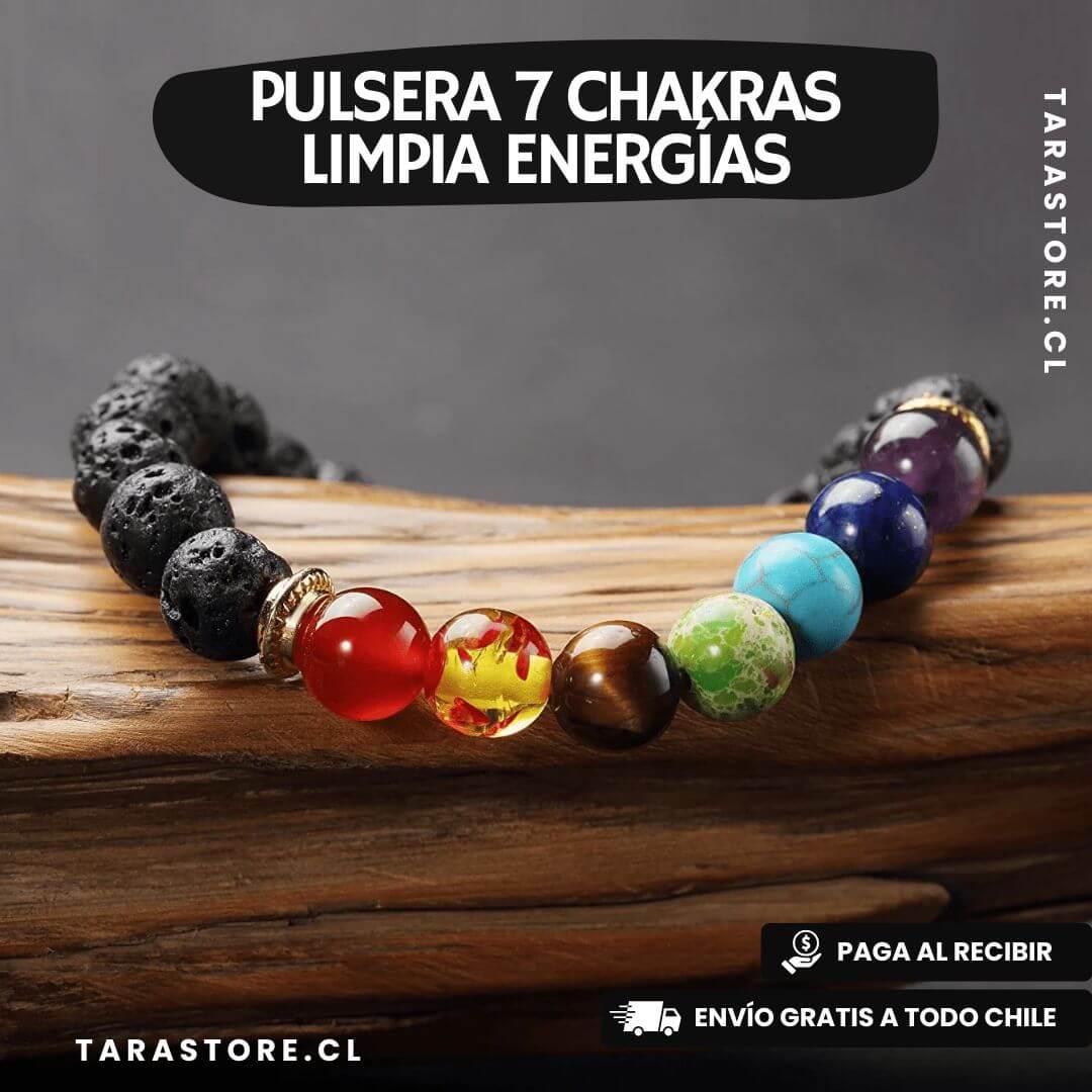 Pulsera 7 Chakras Limpia Malas Energías