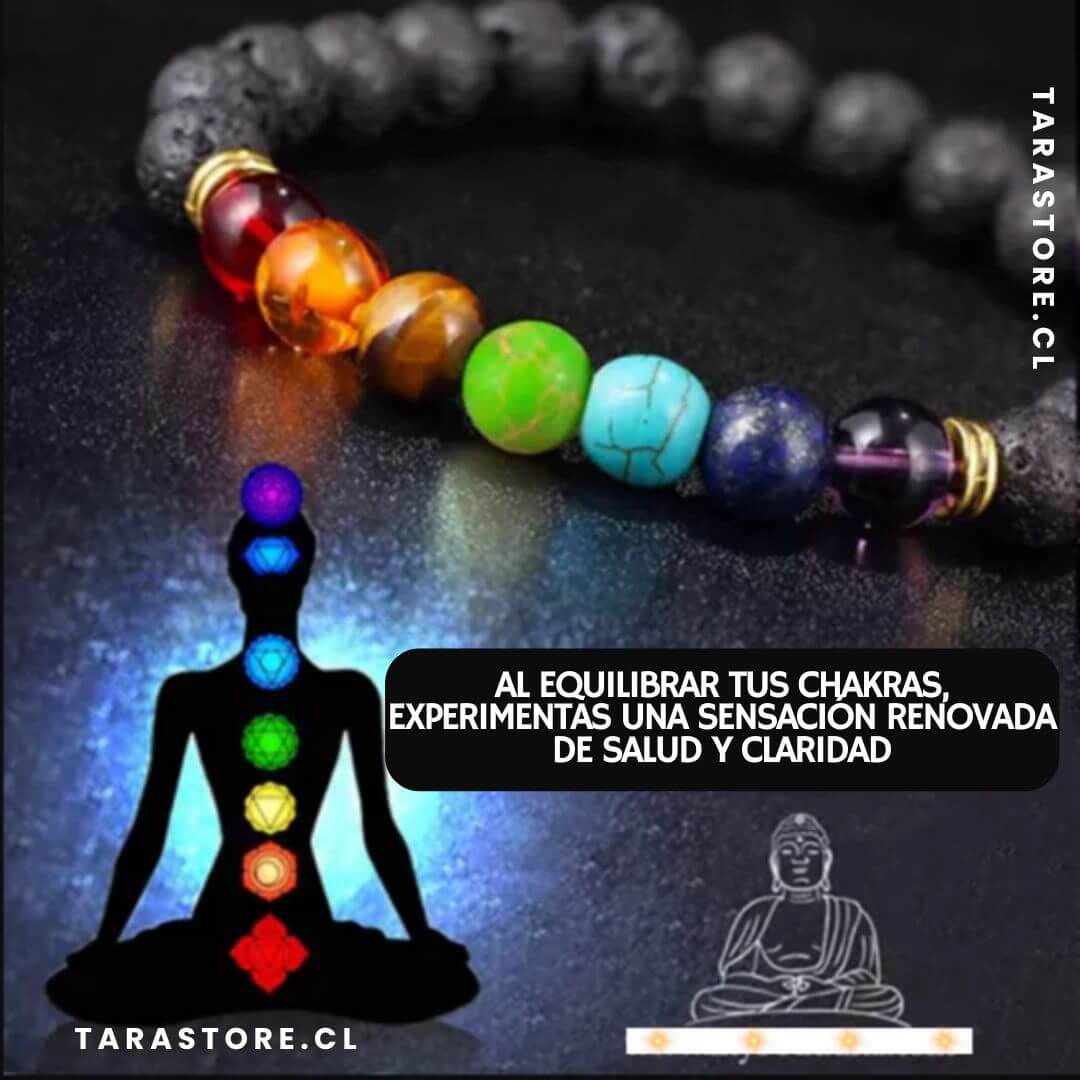 Pulsera 7 Chakras Limpia Malas Energías