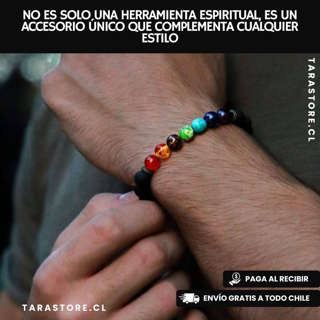 Pulsera 7 Chakras Limpia Malas Energías