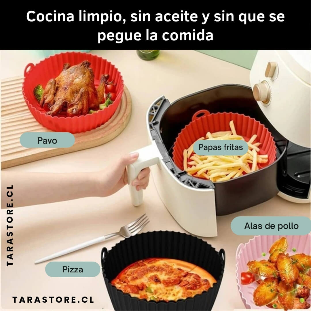 Pack 4 Moldes de Silicona Freidora de Aire