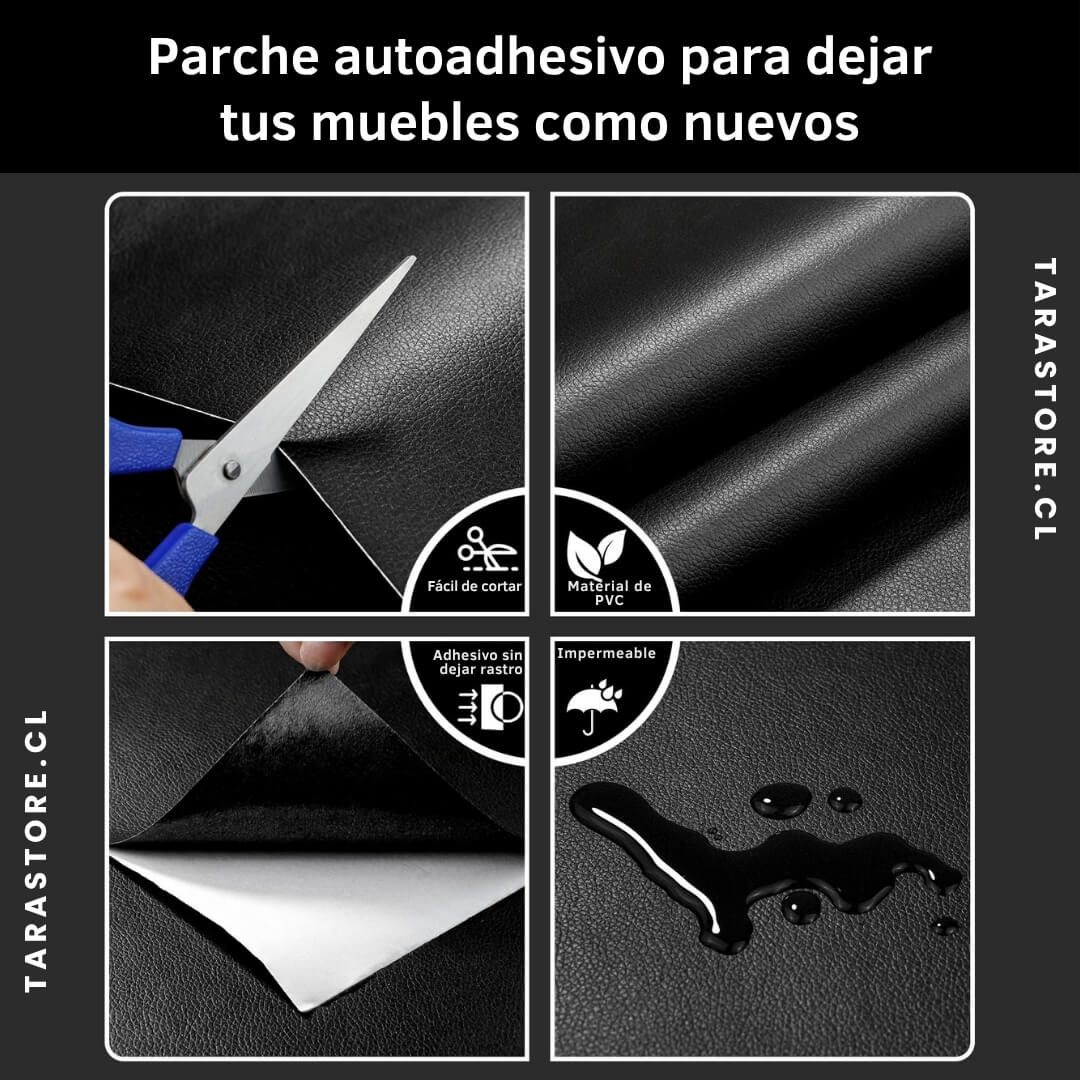 Promo 2 Rollos Adhesivos Cuero Repara Sofa Sillón Sillas