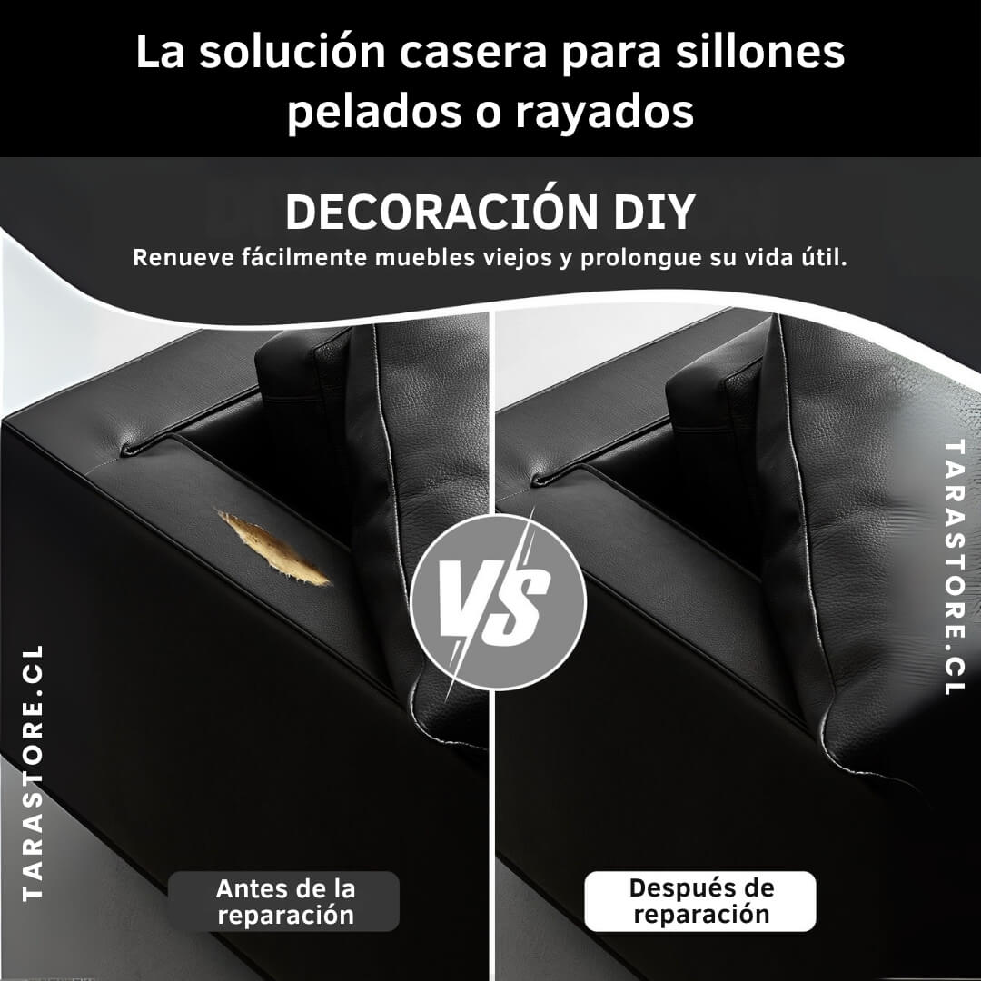 Promo 2 Rollos Adhesivos Cuero Repara Sofa Sillón Sillas